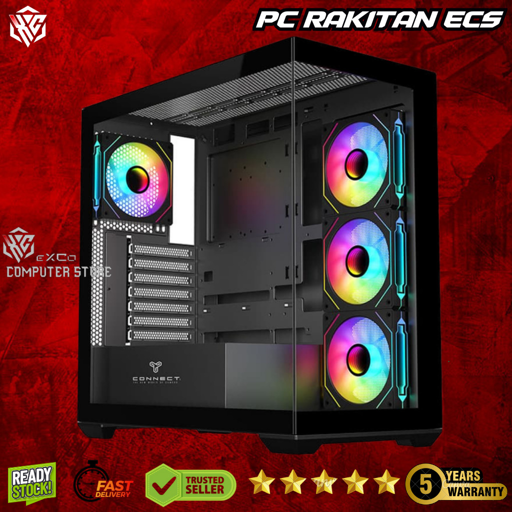 PC Cpu Gaming Amd Ryzen 5 5600g Ram 32gb SSD 256gb Vga 4GB Radeon Vega Graphics