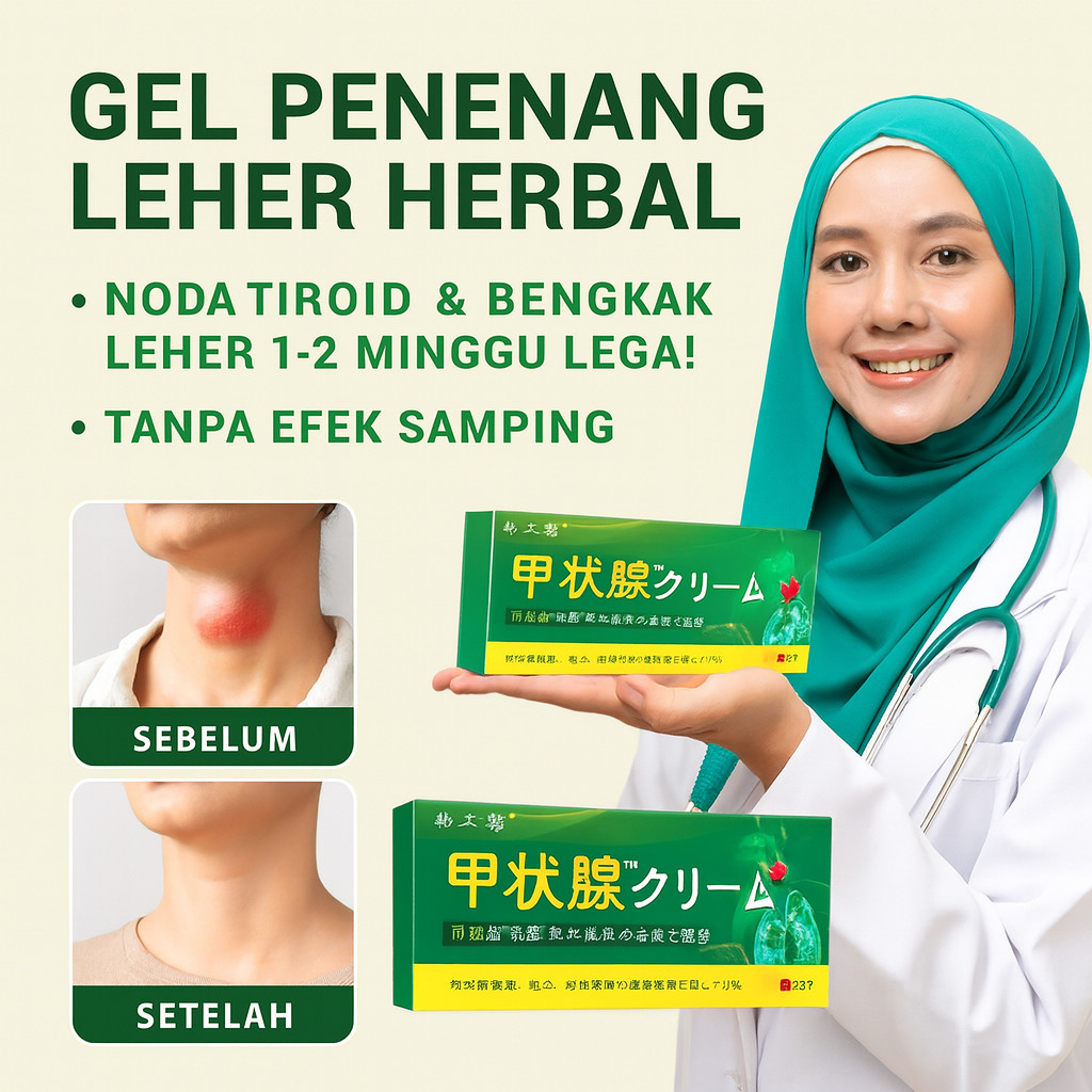 [ COD ]Jepang Salep Tiroid Obat Benjolan Di Leher Obat Gondok 20g/ Salep Tiroid Herbal Alami - Atasi
