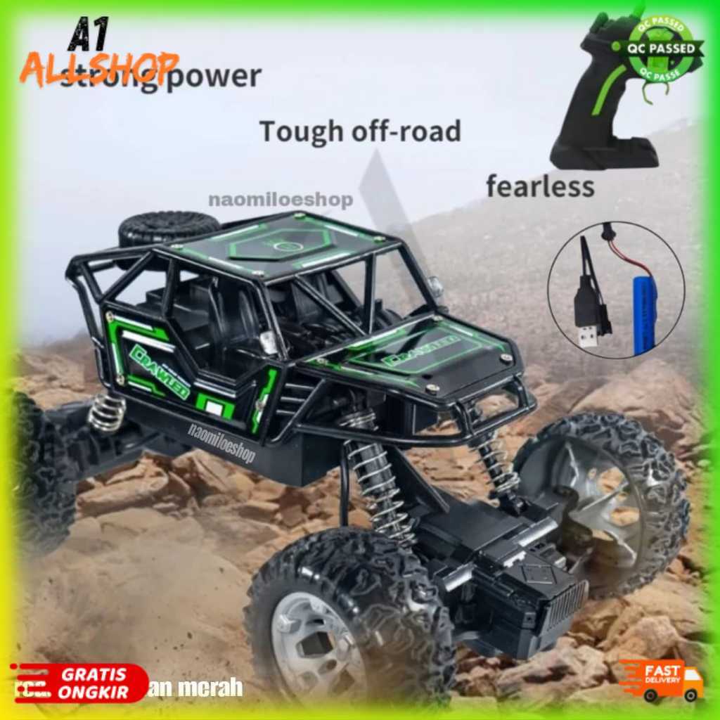 Sport rock crawler RC mainan Mobil RC Remote Control OFFROAD Climbing Rock Crawler Body Metal Alloy