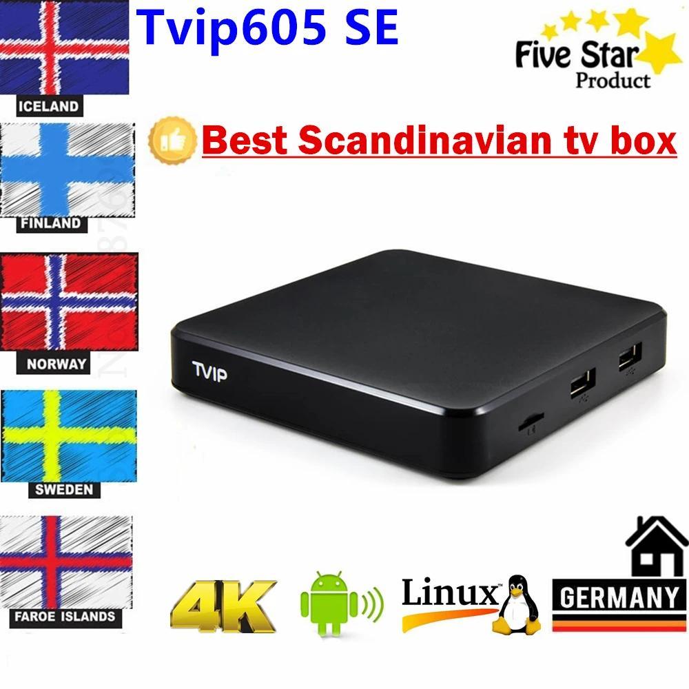 Aamzing arrival tvip605 SE Norc One Smart tv box Android & Linux OS 5G Dual WiFi 4K Scannavian Swede