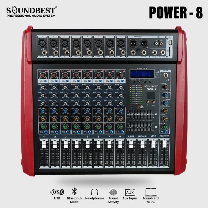 POWER MIXER SOUNDBEST POWER 8
