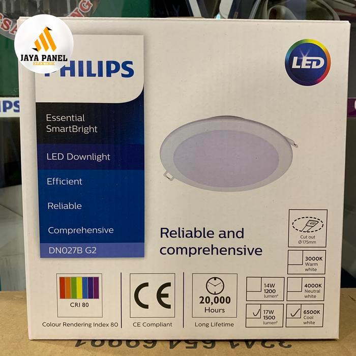 led downlight philips dn027b G2 17w putih