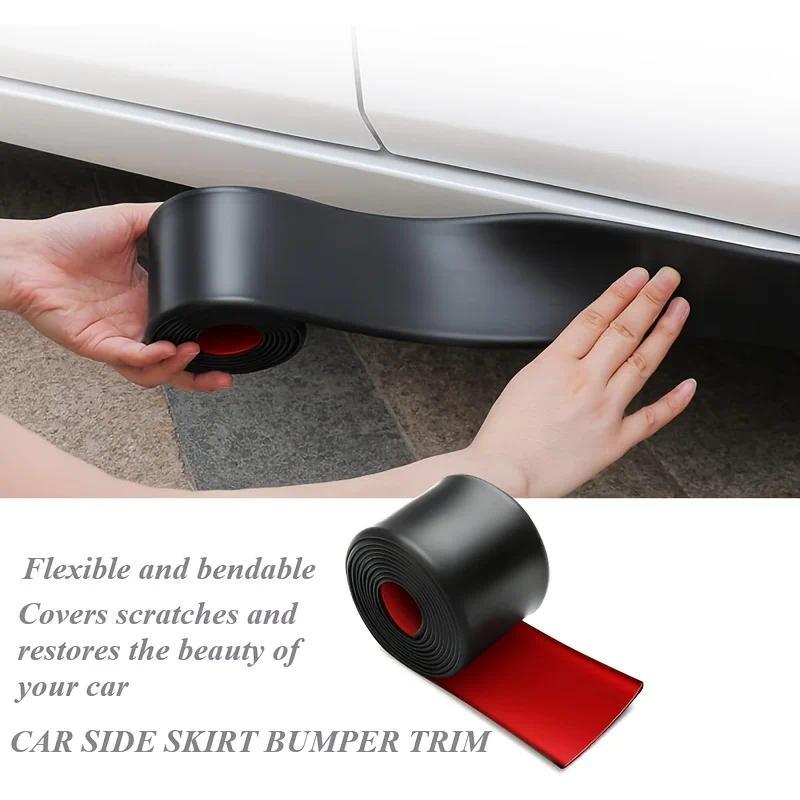 YITAPE 5cm*1M Car Door Edge Protector Rubber Anti-Scrat Guard Side Skirt Bumper Strip for SUV Se Tru