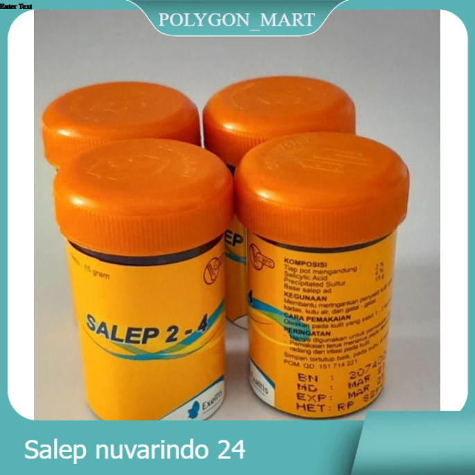 Nufarindo Salep 24 Pot 15 Gram | Salep Belerang Gatal Selangkangan & Kurap