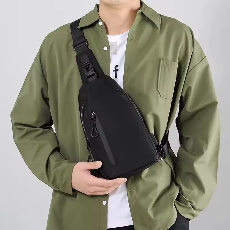 Sore Store Tas Selempang Fashion Sling Bag Pria with USB Charging Port - FM-US1