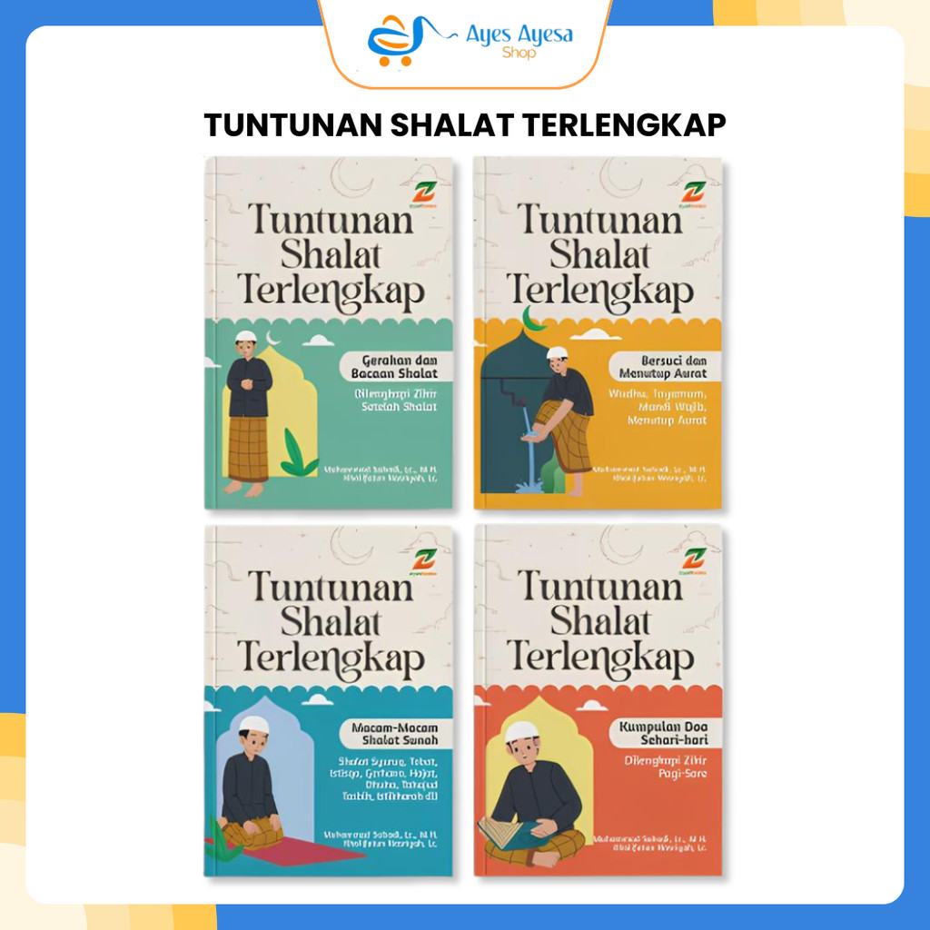 Ziyadbooks Official Buku Tuntunan Sholat Doa Doa Lengkap Dzikir Adi Hidayat Panduan Terjemahan Agama