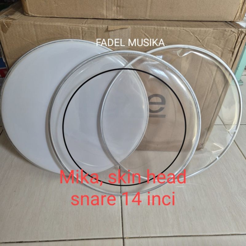 Giandra Automotive Mika head snare drum, membran, kulit snare drum 14 inch
