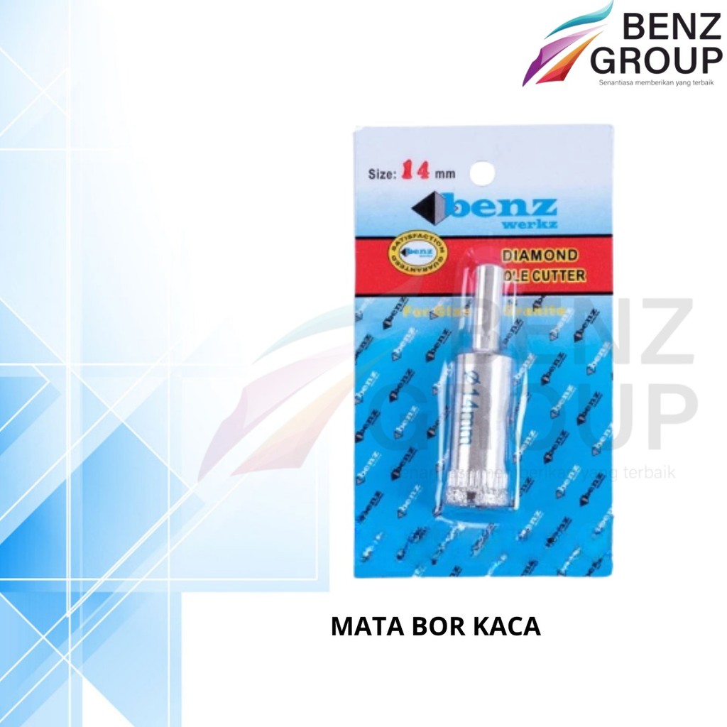 Mata Bor kaca 26mm / Diamond hole cutter / Mata intan bor kaca Benz