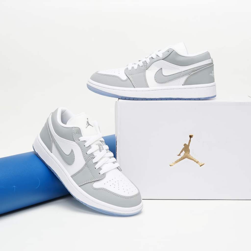 Nike Air Jordan 1 Low White Wolf Grey