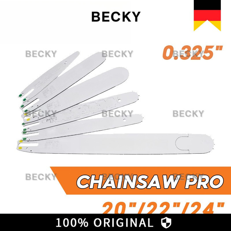 Guide Bar Chainsaw 20/22/24 inch Laser Untuk Mesin Gergaji Kayu