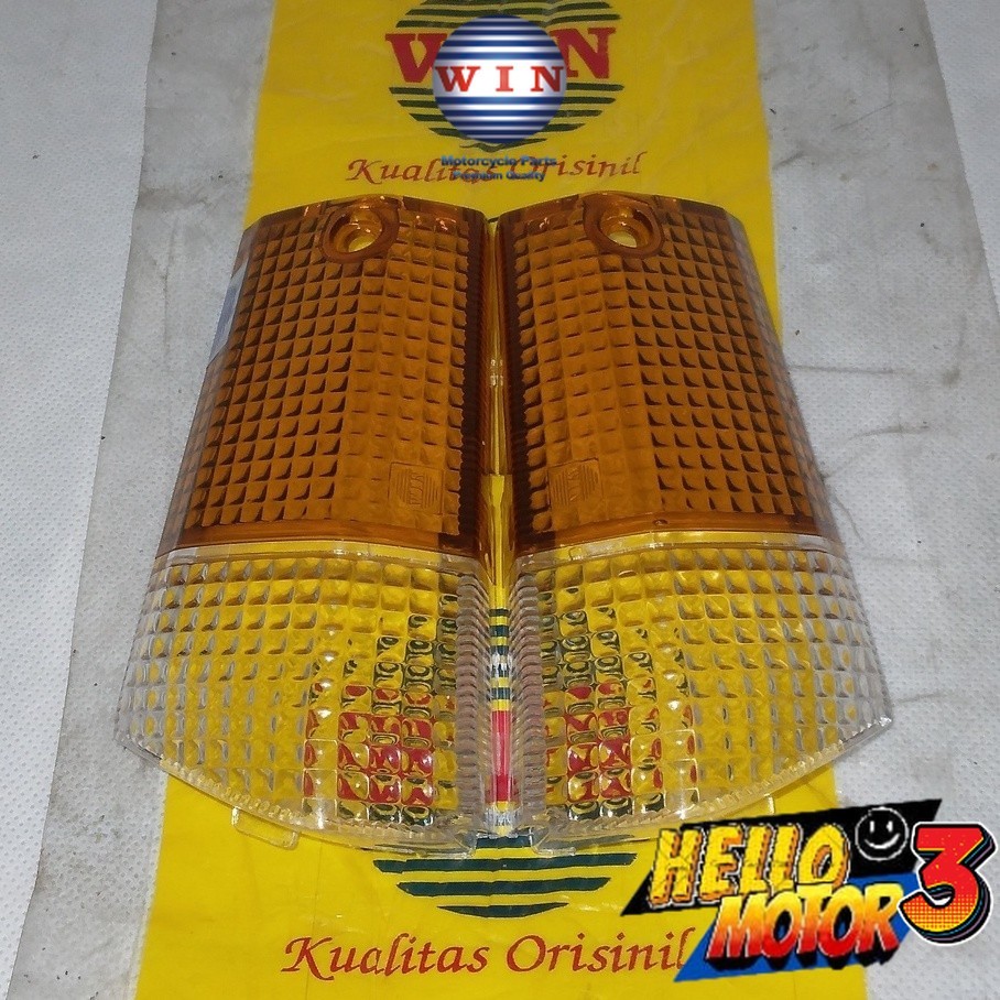 Mika Lampu Sen Depan Astrea Prima 1989 1990 1991 WIN | kaca riting sein depan kanan kiri motor honda