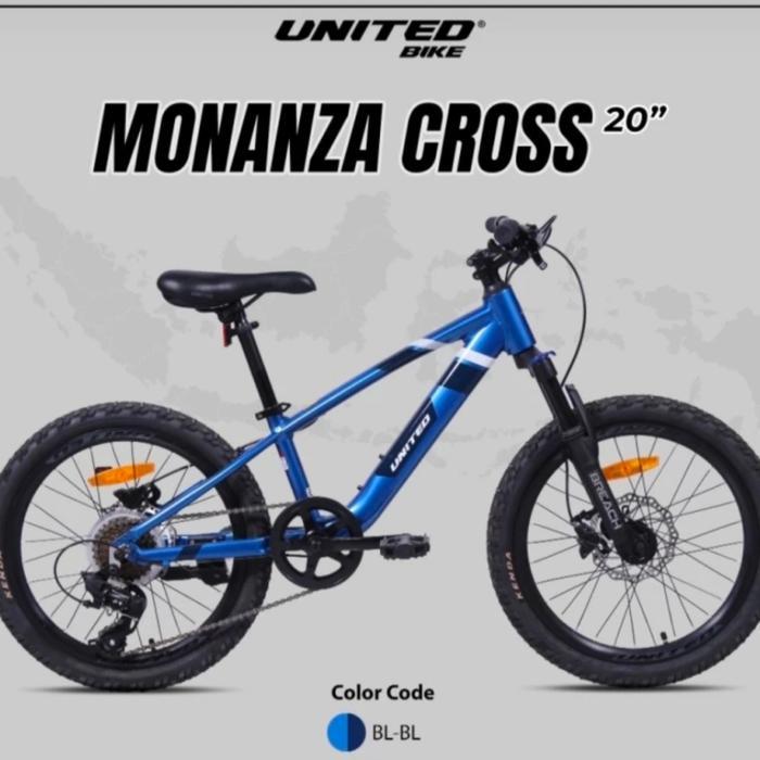 sepeda gunung 20" UNITED MONANZA ANAK-ANAK - BL-BL