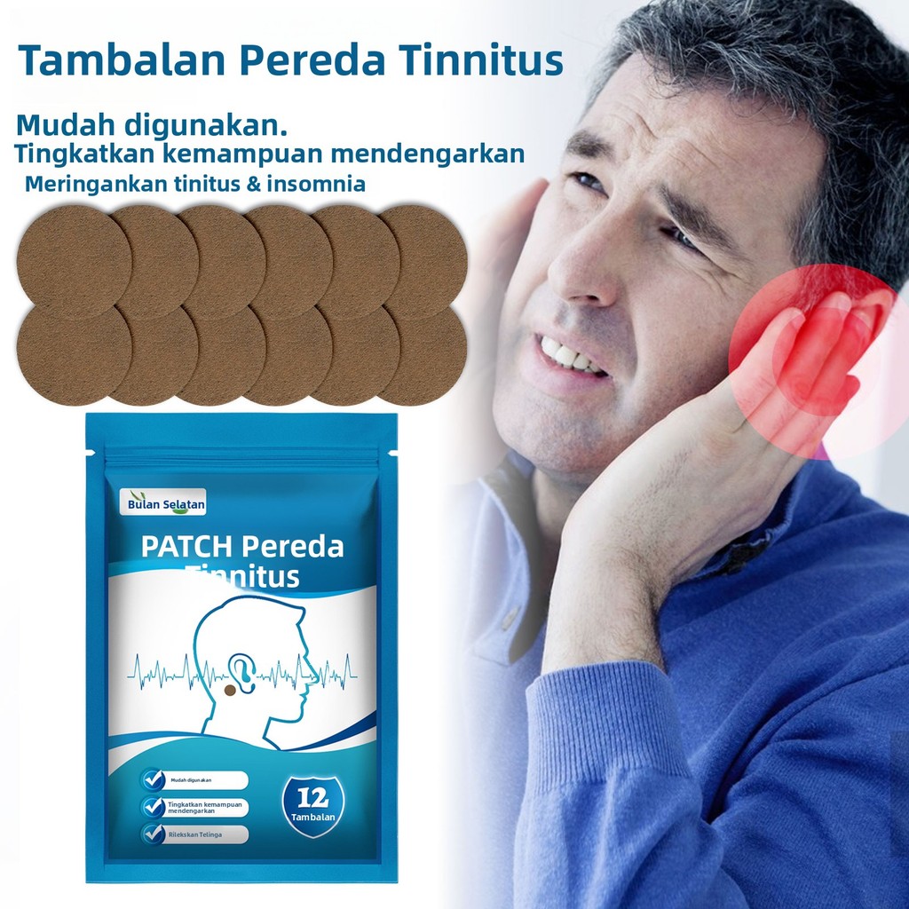 South Moon Plester Tinnitus Meredakan Tinnitus, Kehilangan Pendengaran, Patch Kesehatan Telinga, Pat