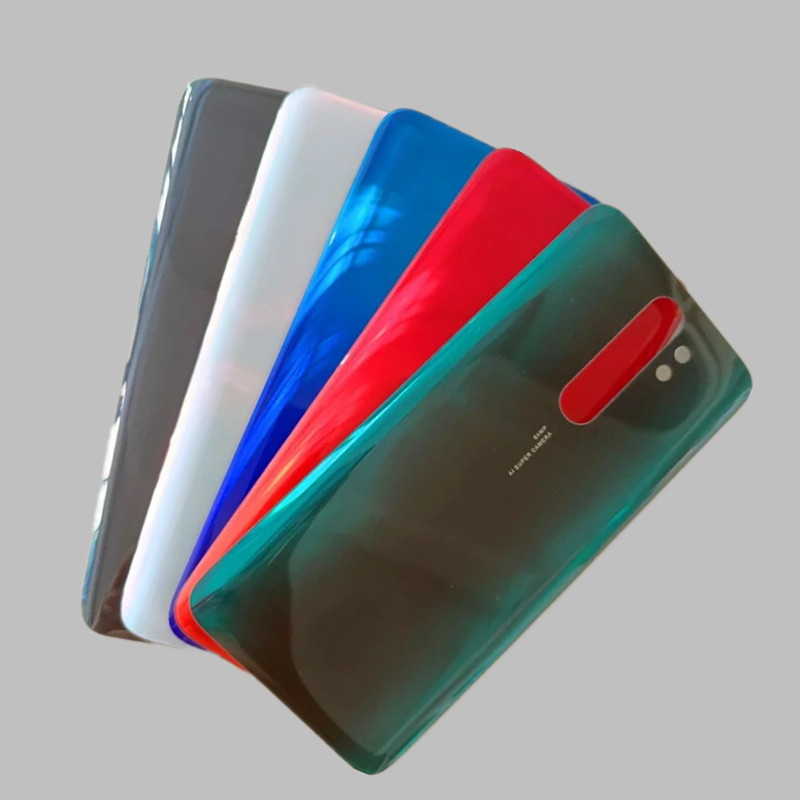 For Xiaomi Redmi Note 8 8T Glass Battery Cover Back Panel Rear Door Housing Case Repair Parts for Re