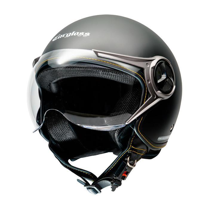 Cargloss YRJ Helm Anak Cargloss Helm Half Face - Black - HItam Doff