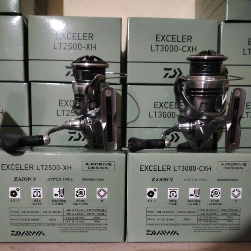 Reel Pancing Daiwa ExCELER 2023 LT 3000CXH