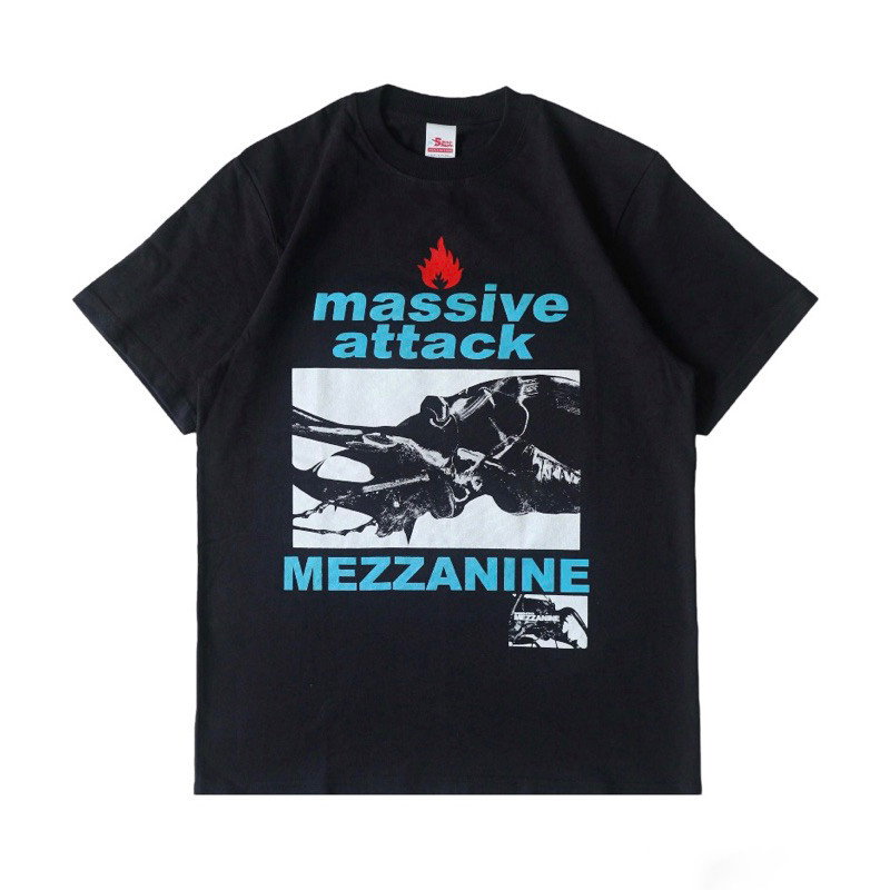 Massive Attack - Mezzanine Tshirt - Black | Baju Band