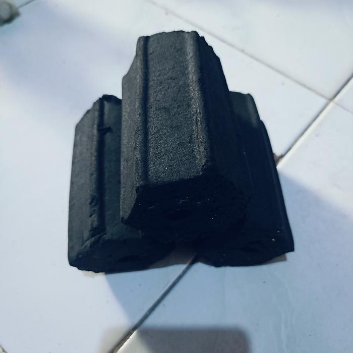 arang hexagonal 10 cm | karbon aktif blok | filter kolam / bbq