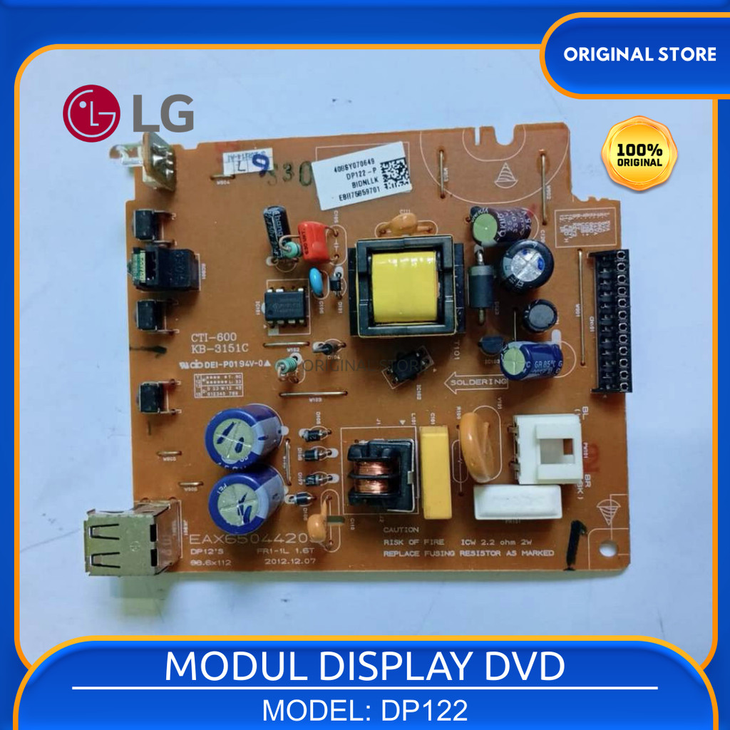 Blok Power Modul Supply DVD LG DP122 EBR75859701