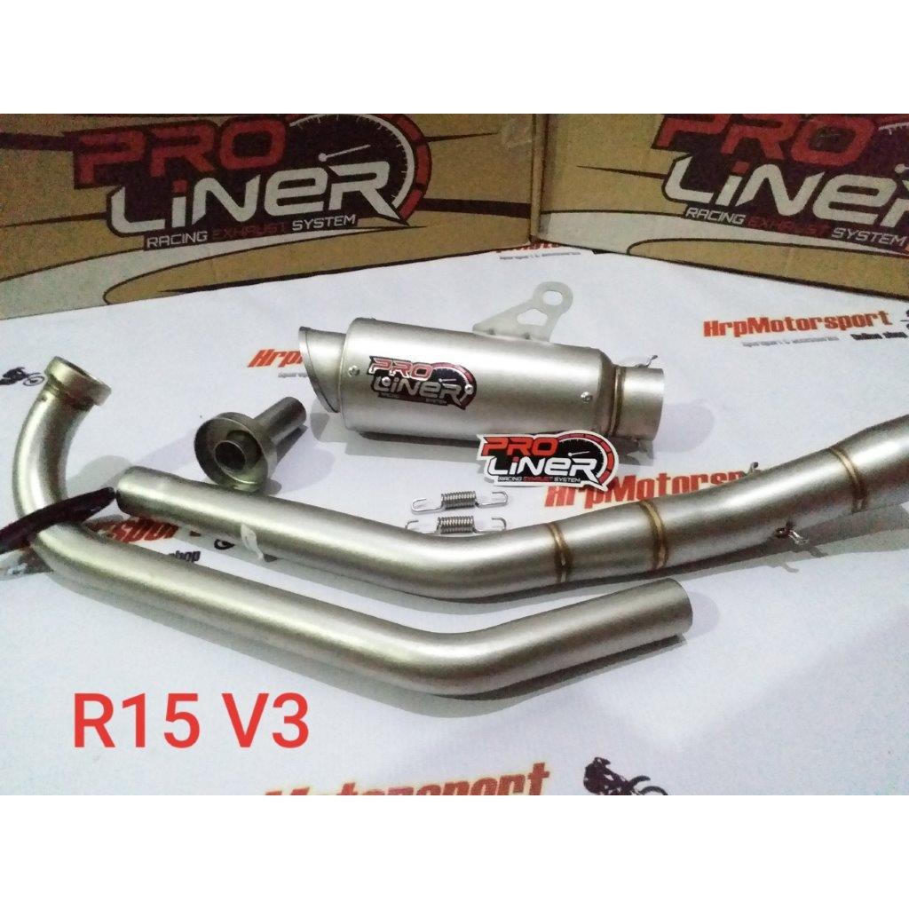 KNALPOT PROLINER YAMAHA R 15 NEW V3 ORIGINAL