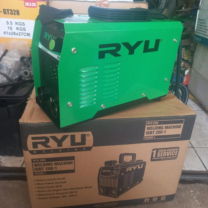RYU MESIN LAS / TRAVO LAS RYU 200A 200 AMPER -RII 200-1 - TB. JAYA MAYA