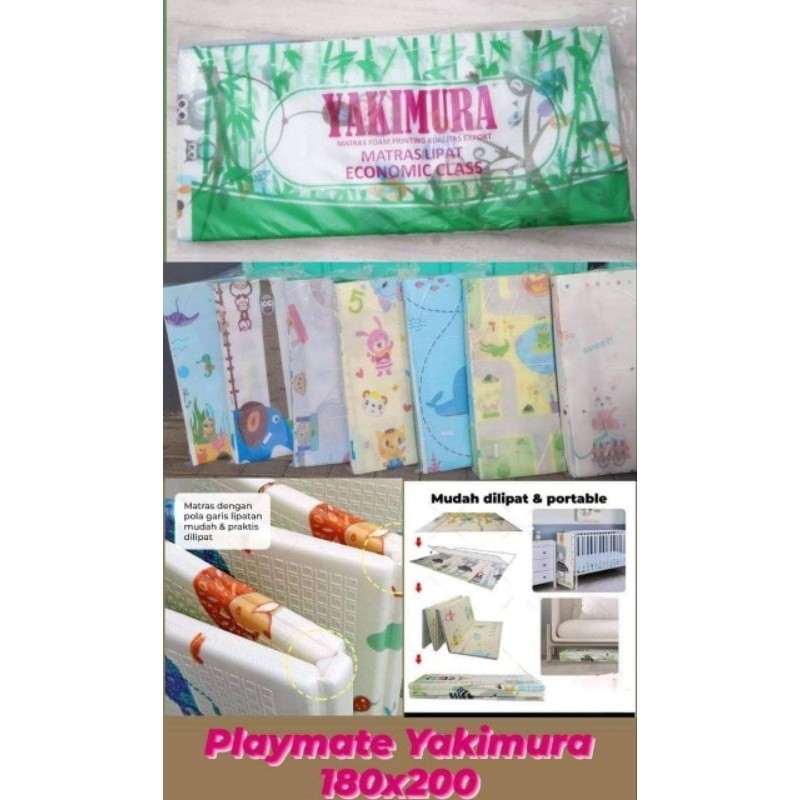 PUTRISHOP Playmate Tikar Lipat-PLAY MATE-TIKAT BUSA-KARPET BUSA-MATRAS BERMAIN-MATRAS ANAK-PLAY MATE