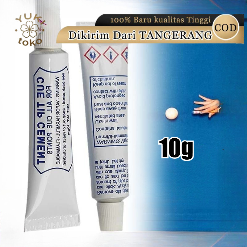Gel Super Cue Tip Billiard 10g Lem Cue Tip Cair Instan Perbaikan Tip Cue Universal