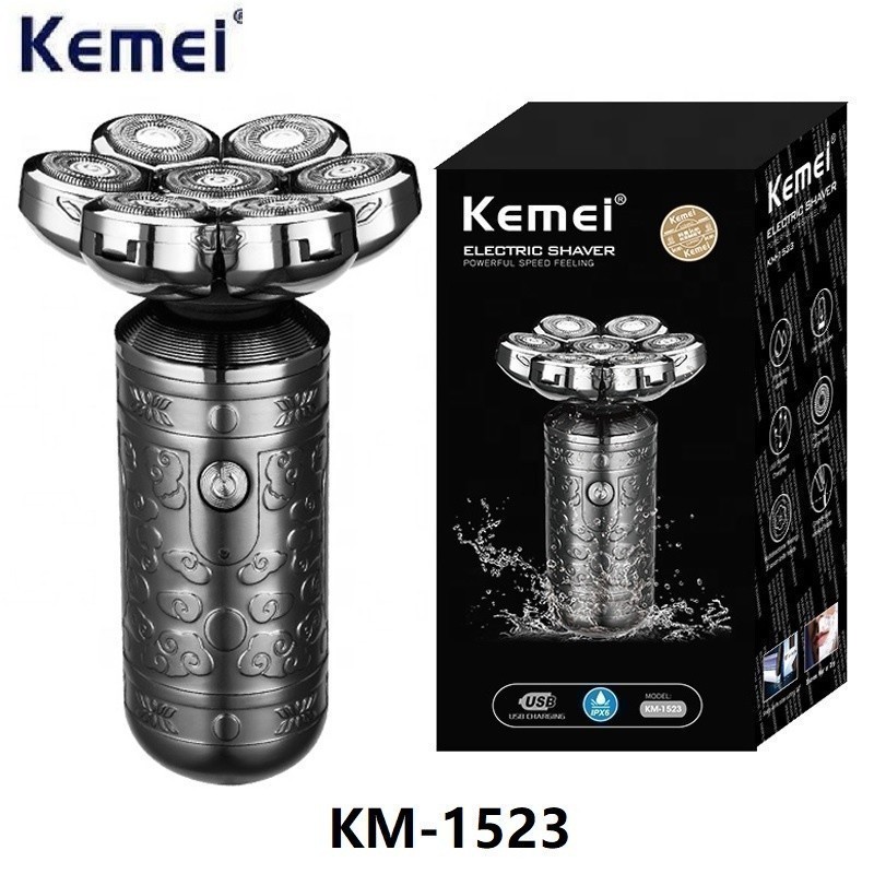 KEMEI KM-1523 - 4D Electric Shaver Powerful Speed Feeling
