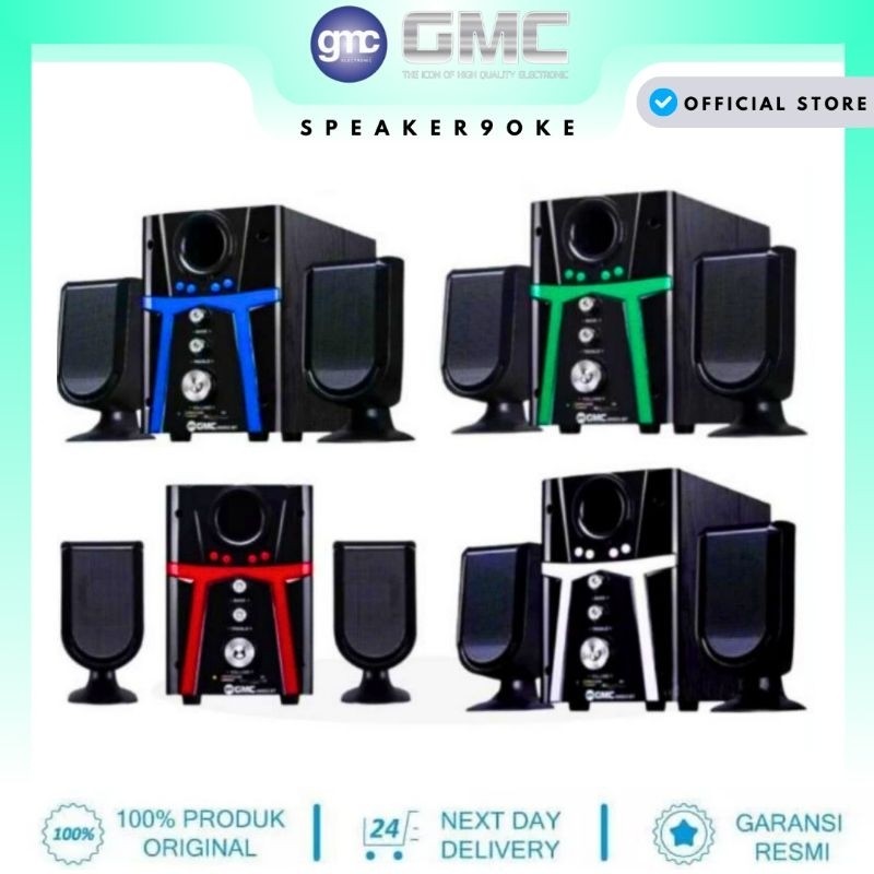 Speaker aktif bluetooth gmc 888D3 Speaker Subwoofer mega bass Original suara mantap Bergaransi Resmi