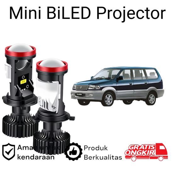 2pcs Lampu Utama LED H4 Projector High Power Mobil Toyota kijang kapsul LGX LSX KRISTA 1997 2004 Kok