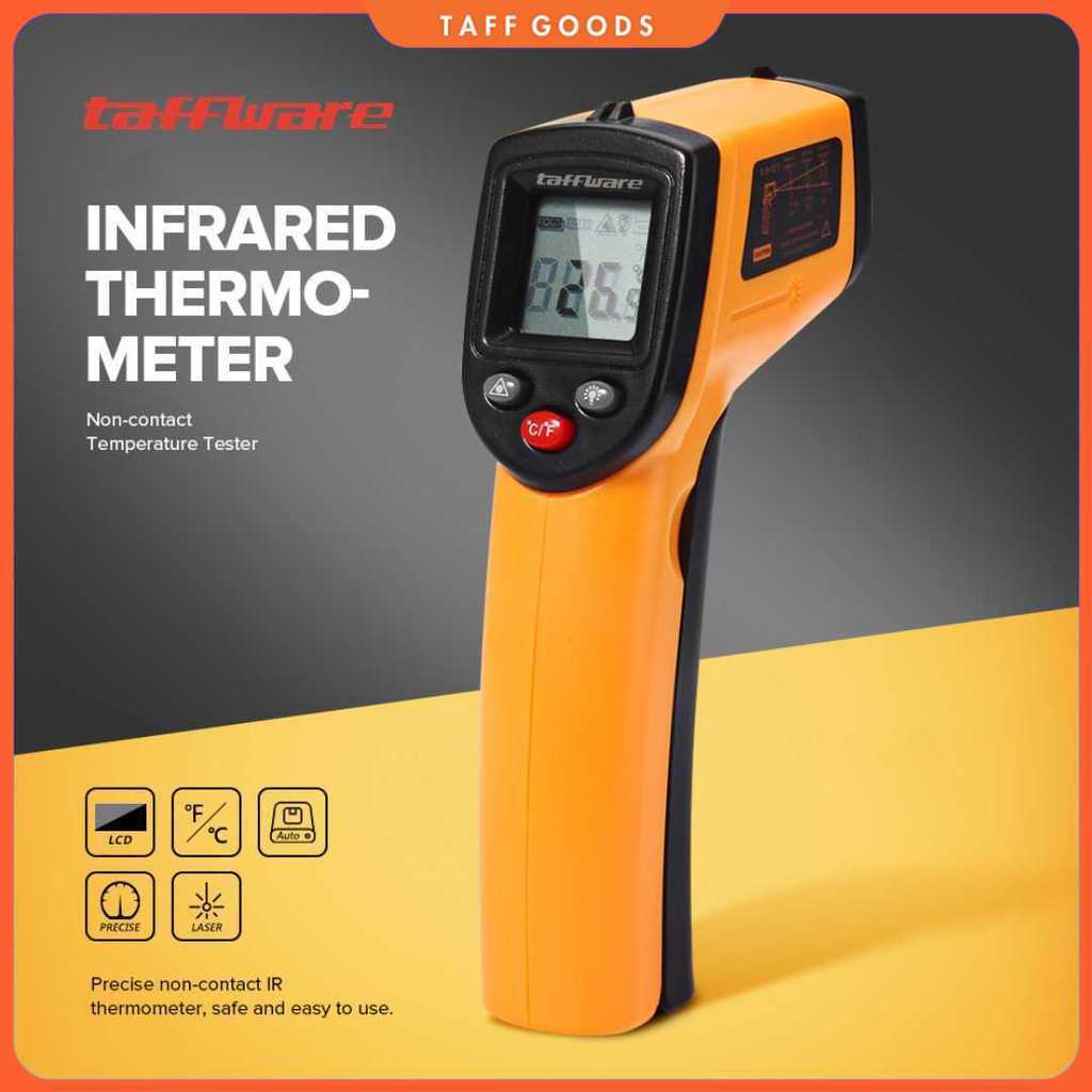 Taffware Thermogun Thermometer Industrial Laser Infrared NonContact - GM320 (CX6000 Series)