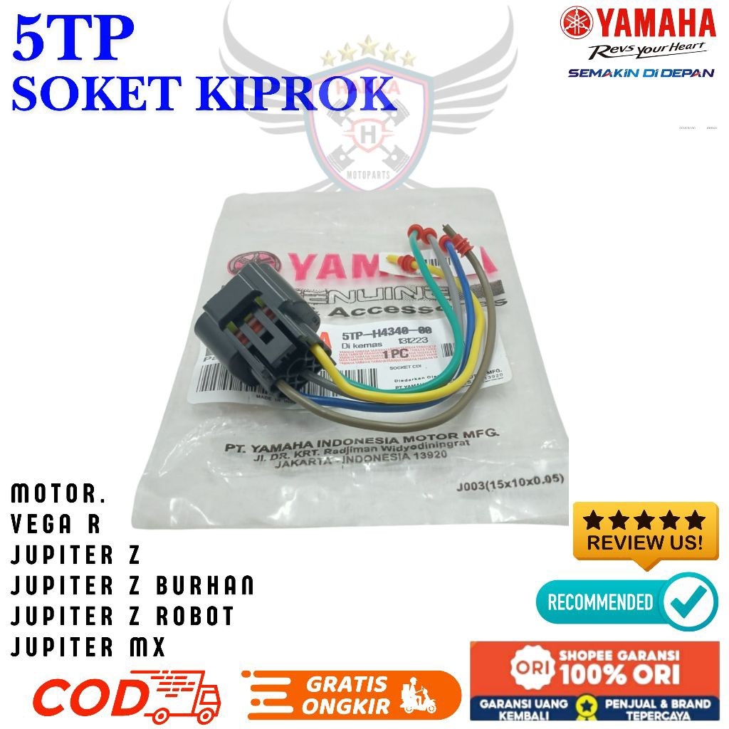 5TP ORIGINAL SOKET KIPROK YAMAHA VEGA R, SOKET KIPROK YAMAHA JUPITER Z BURHAN,SOKET KIPROK YAMAHA JU