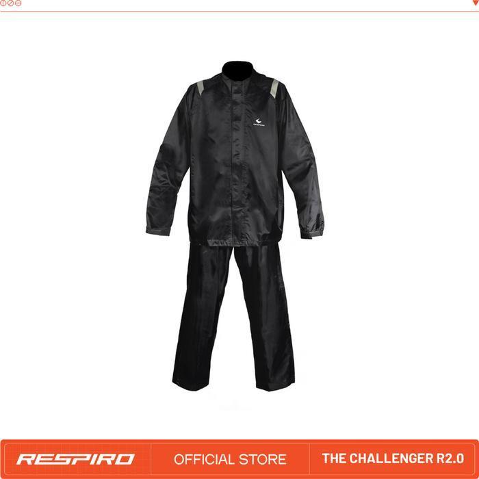 RESPIRO RAINCOAT / CHALLENGER R2 / JAS HUJAN - BLACK, M