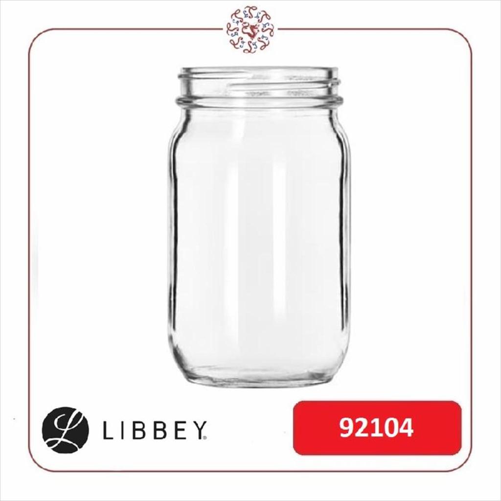 LIBBEY Drinking Jar Glass Without Handle / Gelas Toples 8 oz #92104