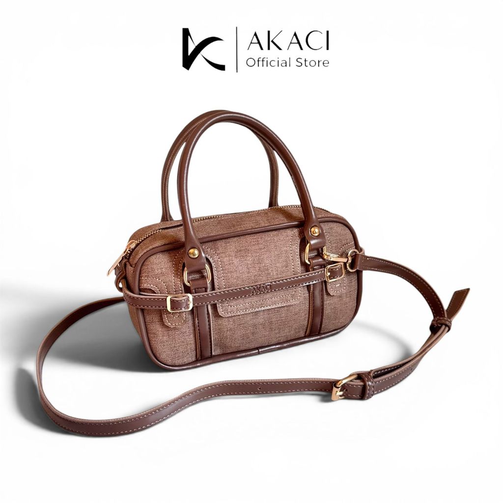 Akaci - Kenzo Tas tangan dan selempang wanita 10-8664 bahan kulit PVC 1 ruang tas kondangan terbaru 