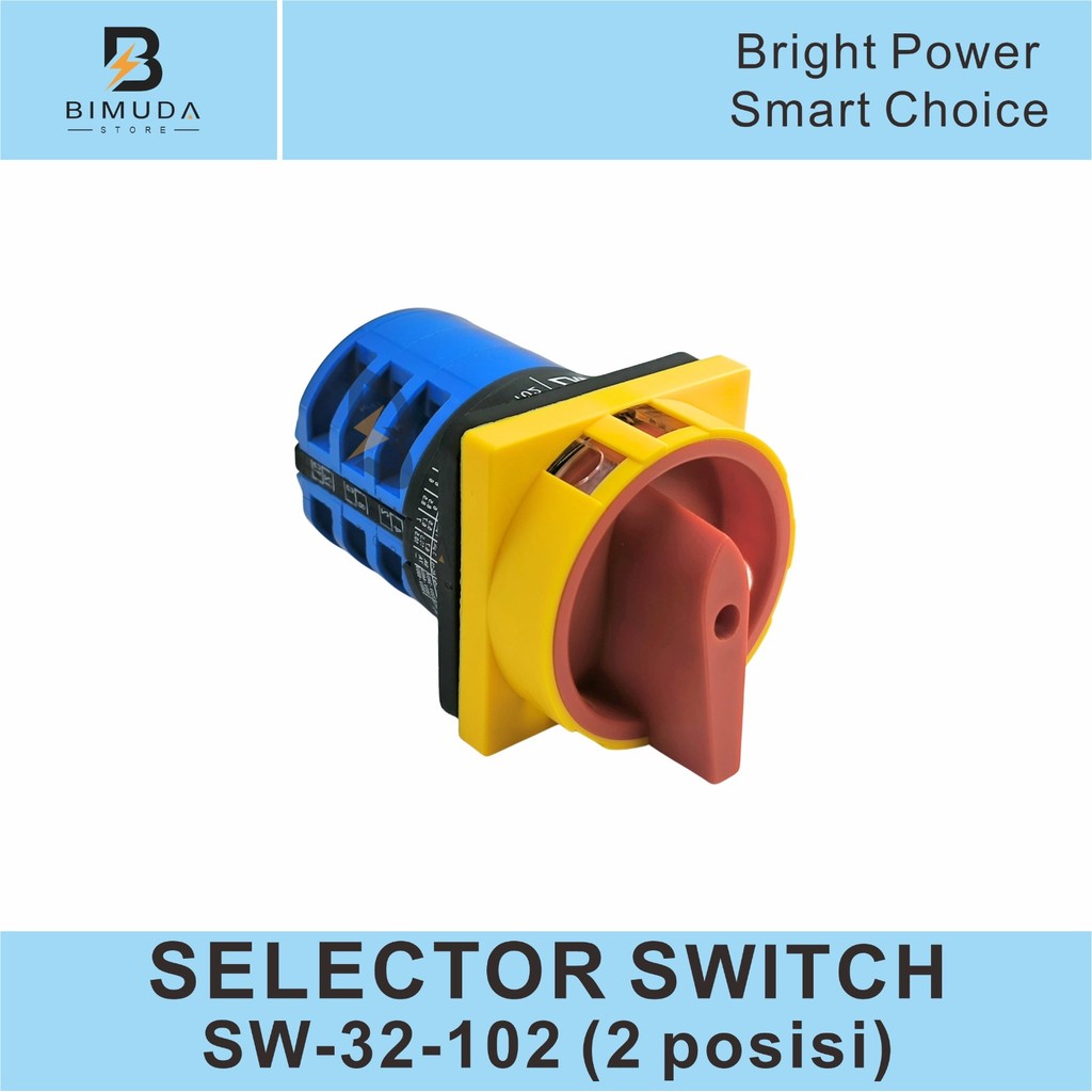 SW-32 SELECTOR SWITCH / CAM SWITCH 32A 2 POSISI (OFF-ON)