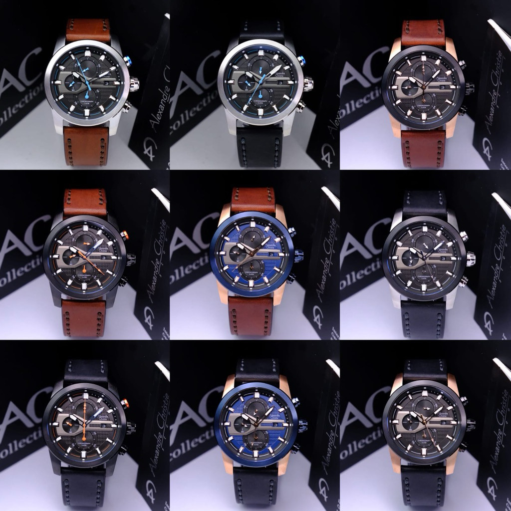 JAM TANGAN PRIA CHRISTIE AC 6562 / AC 6562 / AC6564 / AC 6564 LEATHER