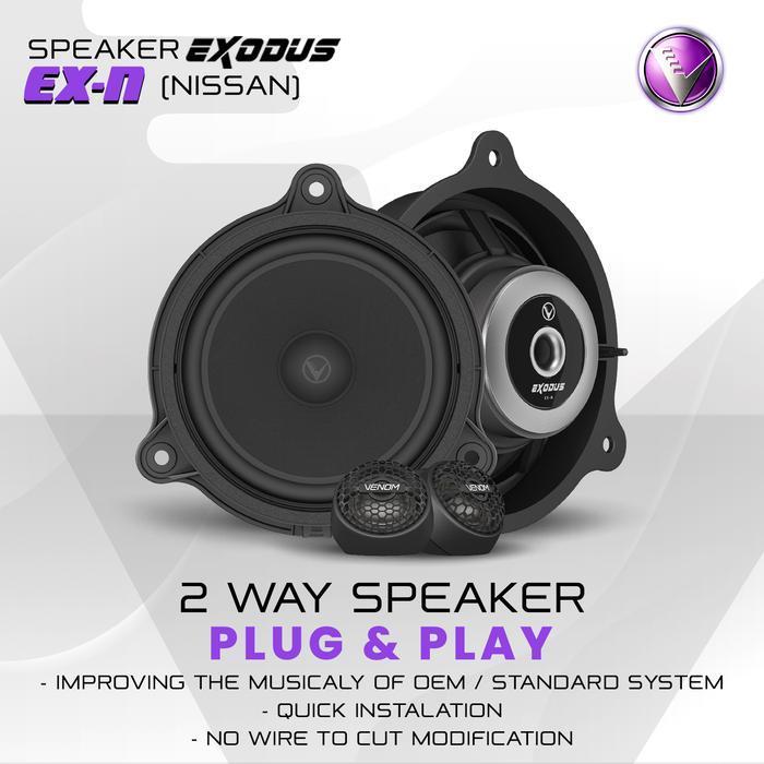 VENOM EXPRESS EXODUS - SPLIT 2 WAY & COAXIAL FOR NISSAN Car - SPEAKER SPLIT 2 WAY (EX-N) - SPEAKER S