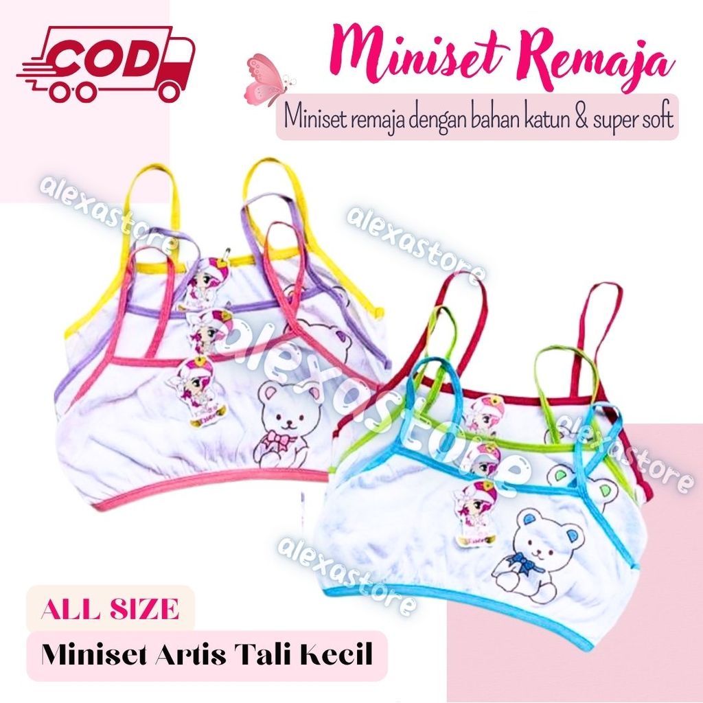 (6pcs) Miniset Tali Kecil Anak ABG Perempuan / Miniset Karakter Tali Kecil