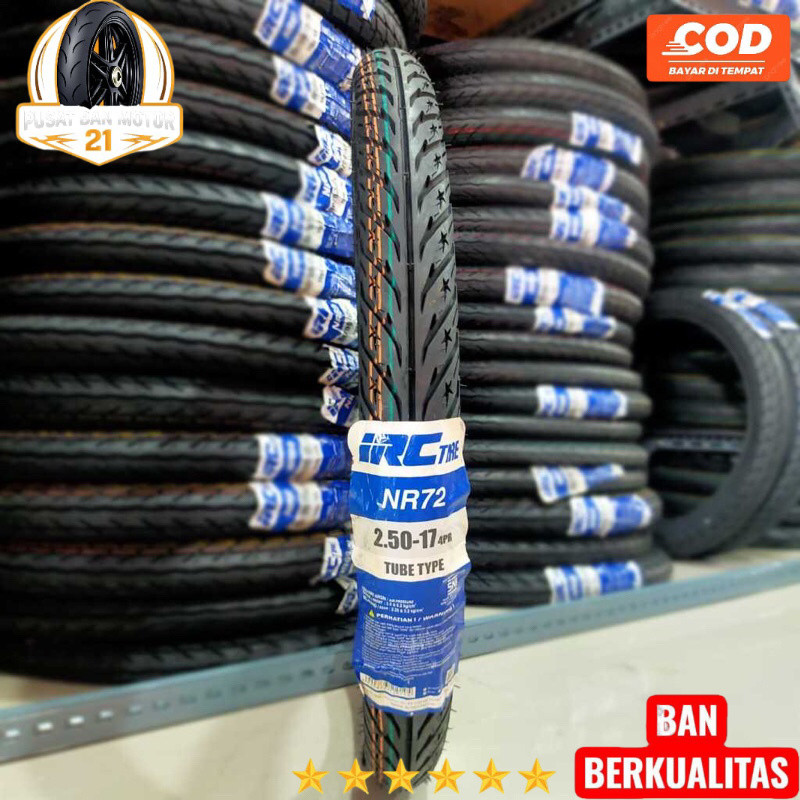 Ban Motor Ring 17 IRC Ukuran 70/90-17 80/90-17 Tubeless