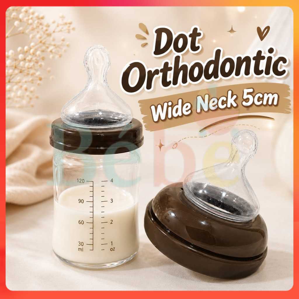 DOT ORTHODONTIC Wide Neck 5cm / Dot Gepeng Orthodontic Wide neck 5cm / Dot Lubang Samping Unik