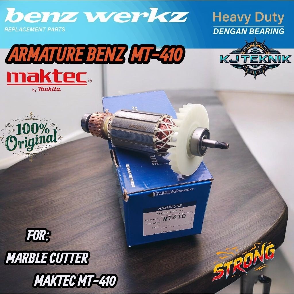 GILISHOP BENZ ARMATURE Mesin Potong Kramik Granit Kodok Maktec MT410/ Armatur Angker Dinamo Mesin Ma