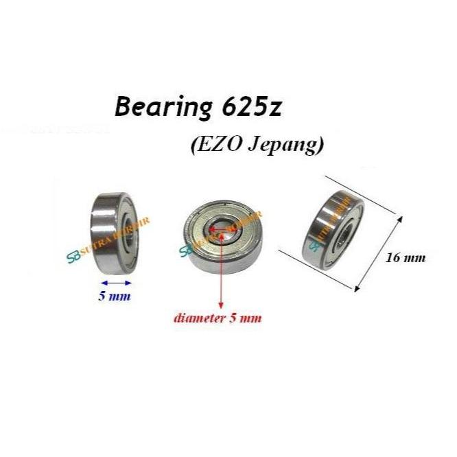 bearing 625z jepang ball bearing 625zz JEPANG EZO Bearing 625z Japan Bearing Industri Motor bearing 