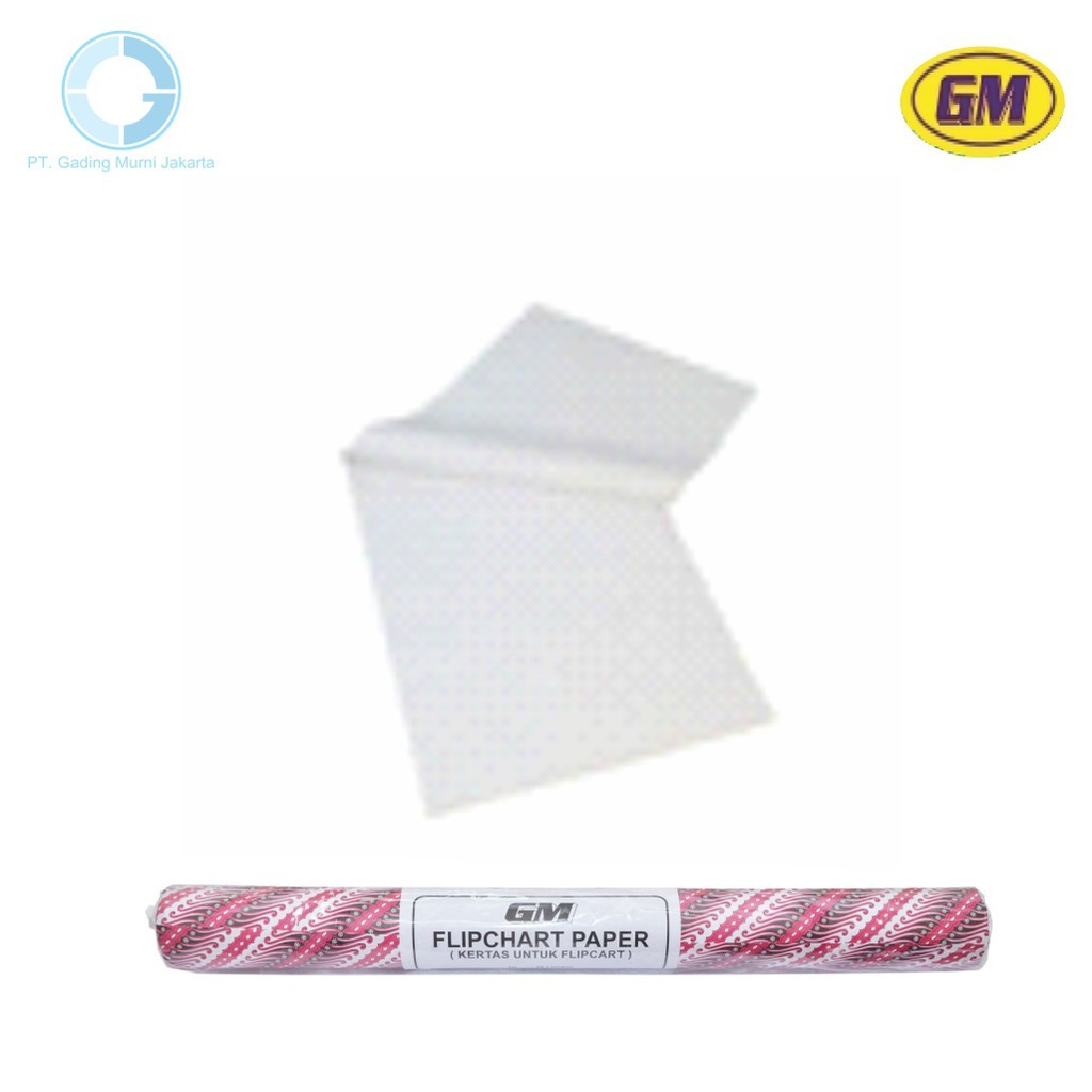 Kertas Flipchart / Paper Flipchart 90x120cm Merk (GM)