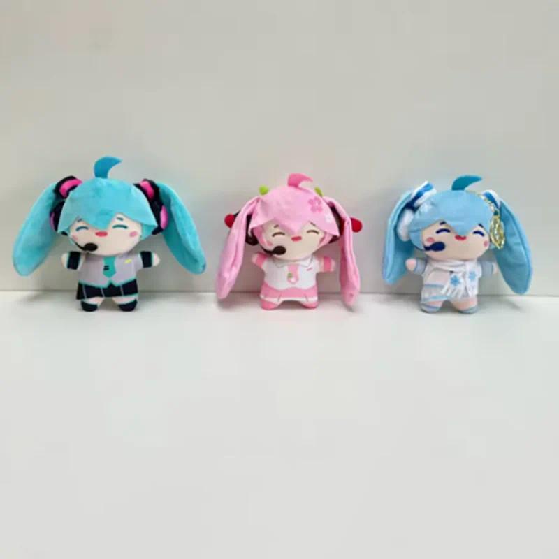 Hatsune Miku Double Ponytail Rotation Plush Doll Doll Bag Pents Ornaments Decoration Plush Dolls Mod