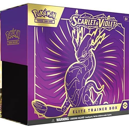 Pokémon TCG: Scarlet and Violet Elite Trainer Box - Miraidon Purple 1 Full Art Promo Card