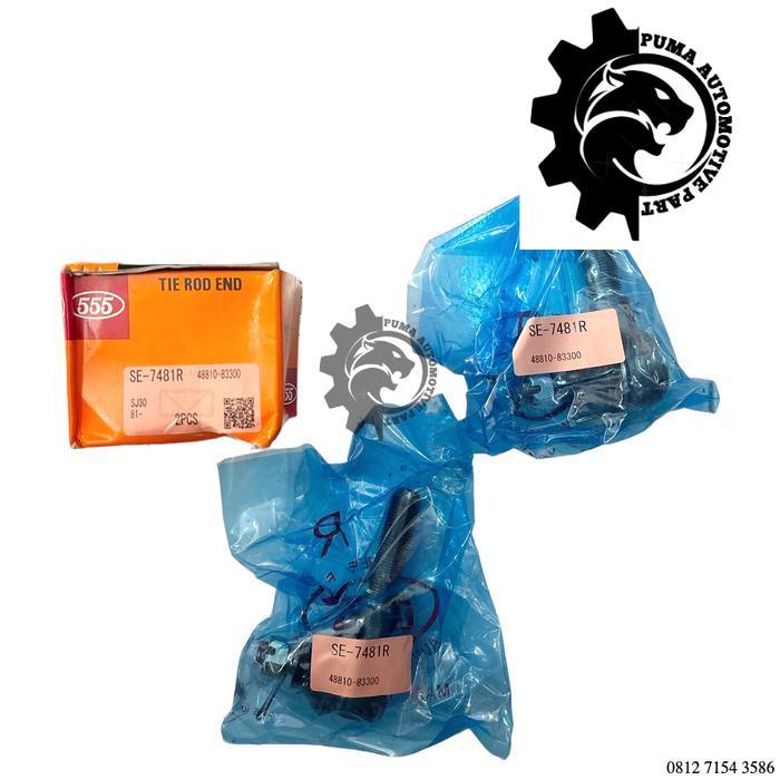 TIE ROD END SET RH LH KANAN KIRI SUZUKI JIMNY KATANA SJ410 SE-7481 555 JAPAN TIEROD TIROD OEM