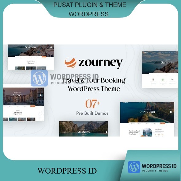 Zourney  Travel Tour Booking WordPress Theme
