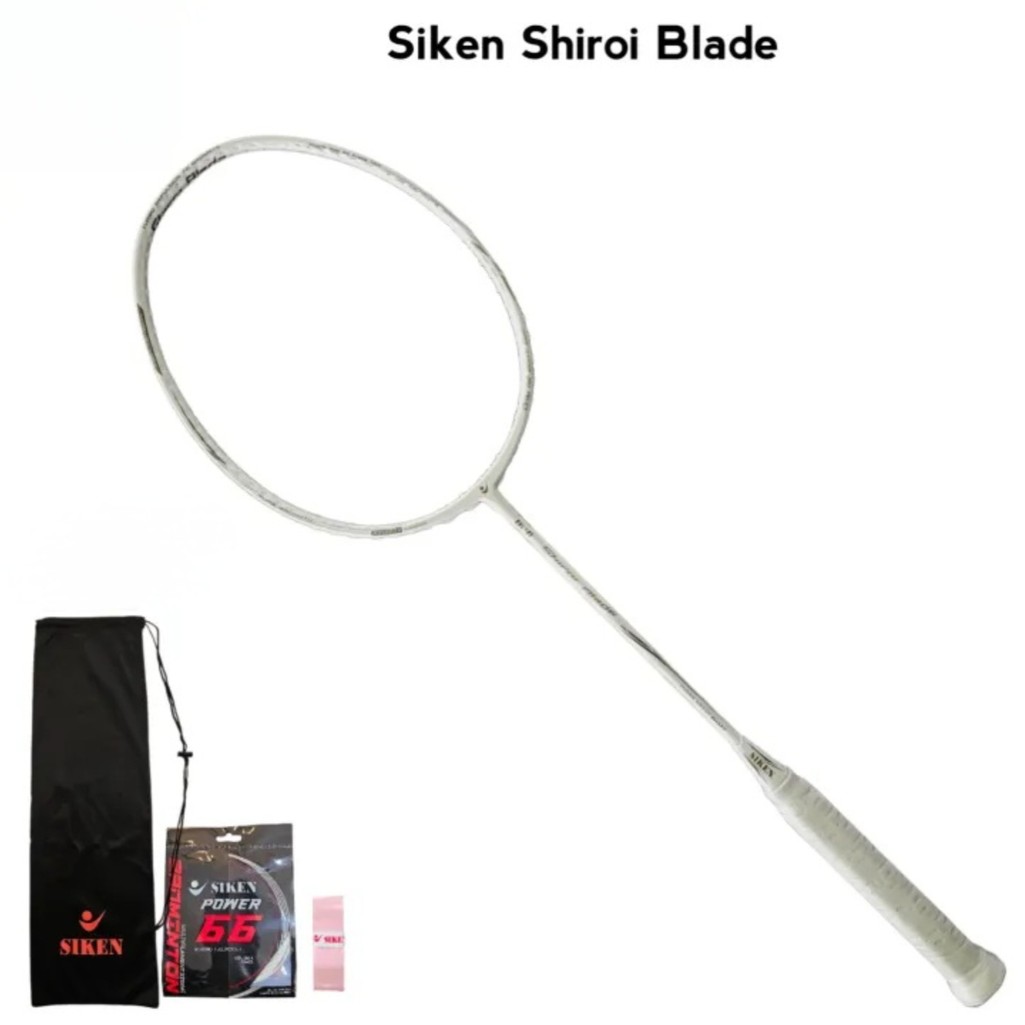 Raket Badminton SIKEN SHIROI BKADE Raket Bulu Tangkis ORI SIKEN