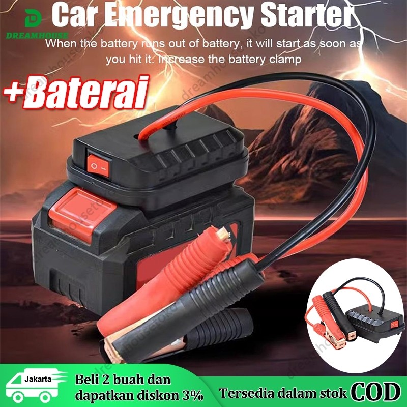 Starter Mobil Makita – Adaptor Baterai Lithium untuk Charger Aki & Pemantik Mesin Mobil